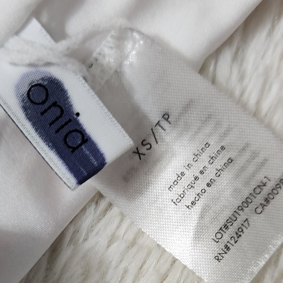 New!Onia x Weworewhat Stella one-shoulder Floral Print swimsuit - Picture 8 of 10